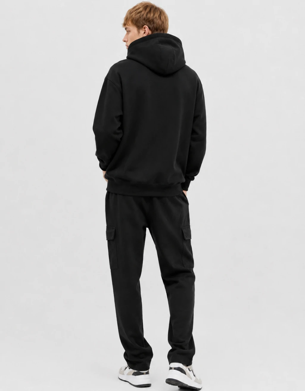 Pull à Capuche Doublé Unisexe – Image 2